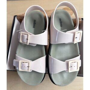 melissa wide platform buckle sandal size 6